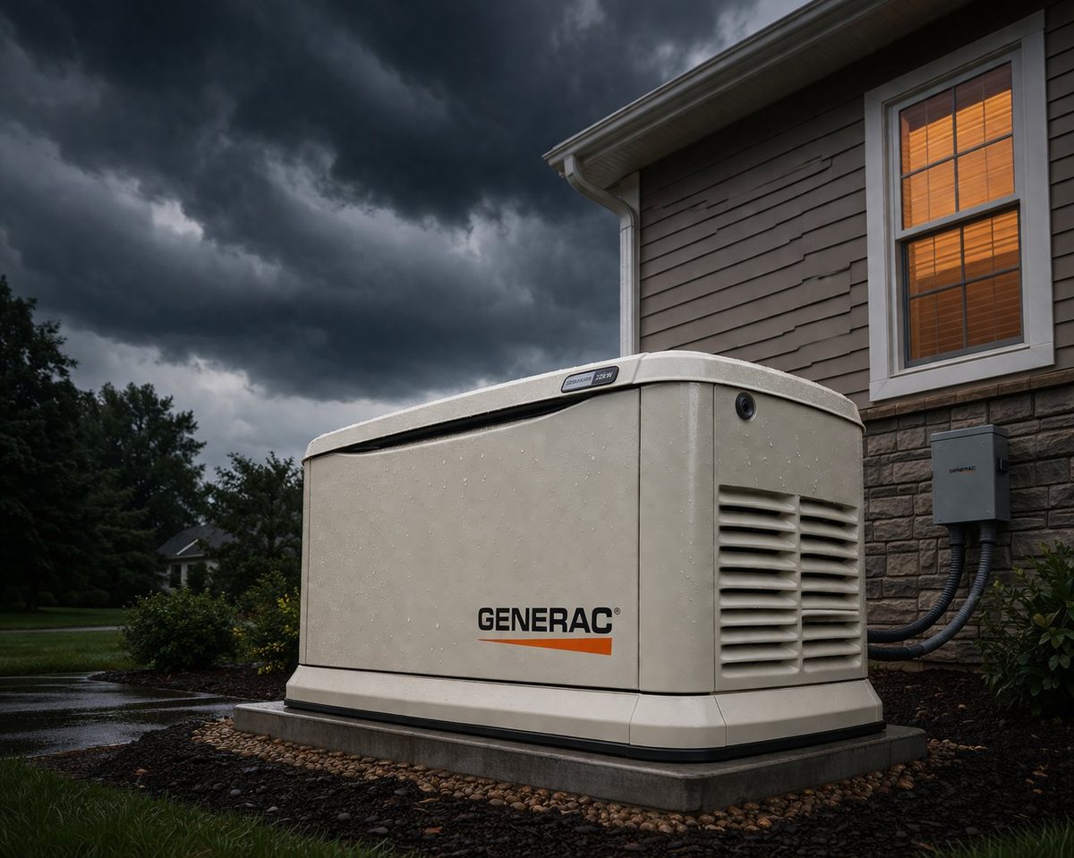 Generac standby generator installation by At Your Service Electric in New Port Richey FL